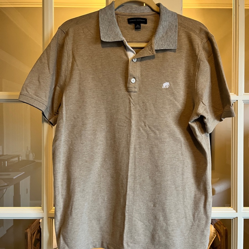Banana Republic Men’s Tan Polo Shirt